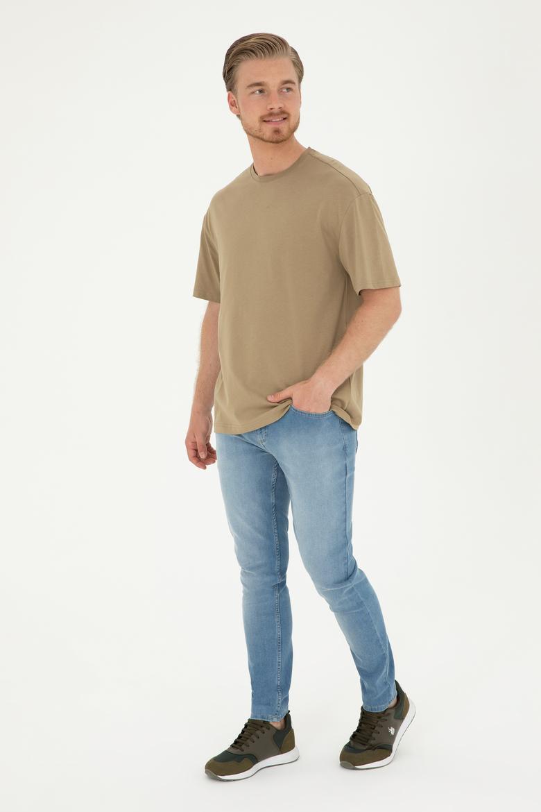 Erkek Açık Mavi Jean Pantolon - 50283873087