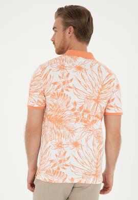 Erkek Regular Fit Polo Yaka Somon Tişört - 50281518021