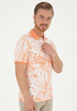 Erkek Regular Fit Polo Yaka Somon Tişört - 50281518021