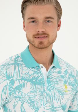 Erkek Regular Fit Polo Yaka Mint Tişört - 50281518038