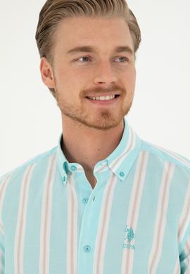 Erkek Mint Uzun Kollu Gömlek - 50283797010