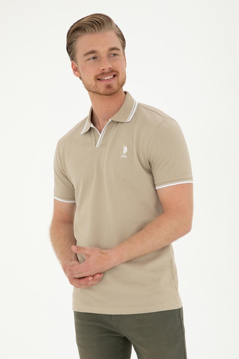 Erkek Açık Haki Tişört