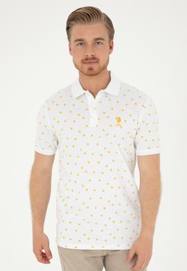 Erkek Regular Fit Polo Yaka Safran Tişört - 50288378001