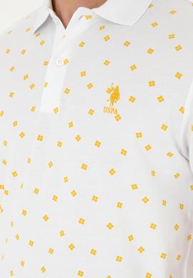 Erkek Regular Fit Polo Yaka Safran Tişört - 50288378001