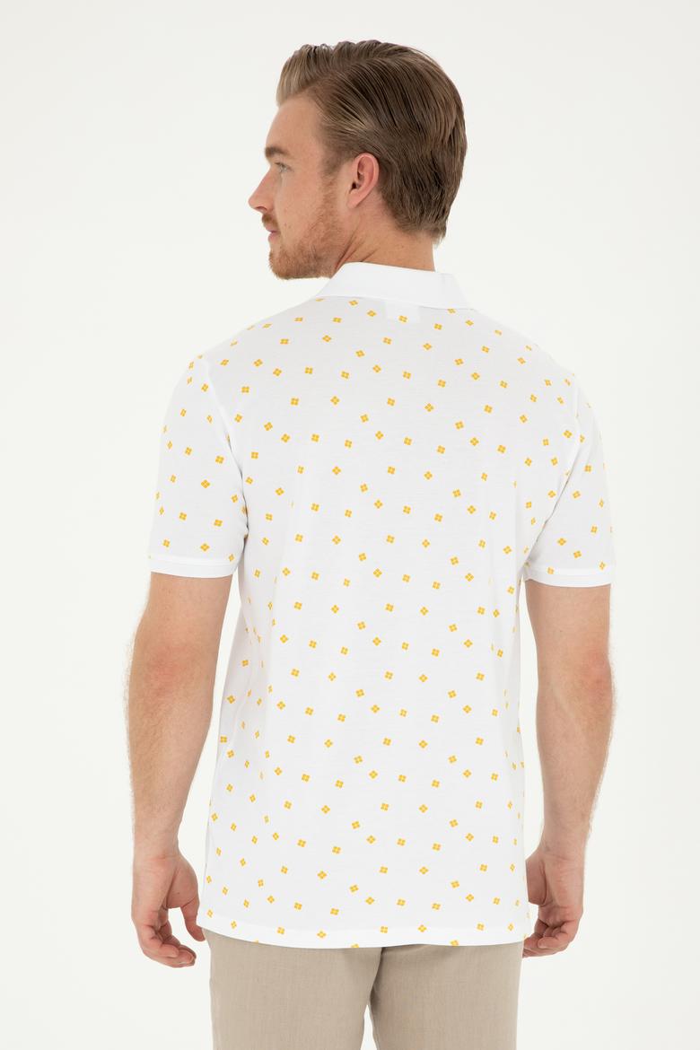 Erkek Regular Fit Polo Yaka Safran Tişört - 50288378001