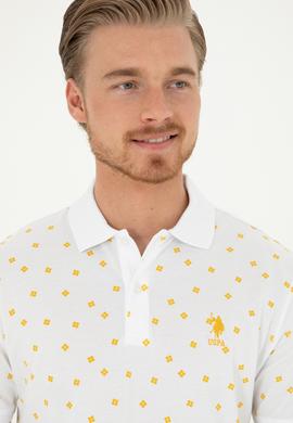 Erkek Regular Fit Polo Yaka Safran Tişört - 50288378001