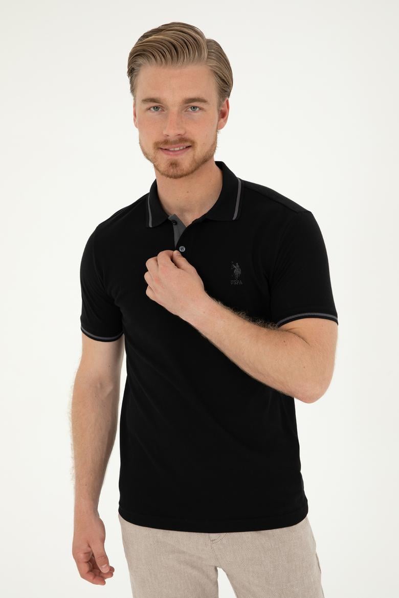 Erkek Siyah Basic Tişört - 50284631071