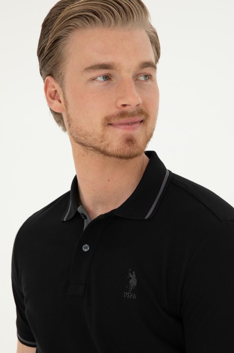 Erkek Siyah Basic Tişört