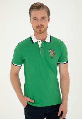 Erkek Yeşil Basic Tişört - 50279559068