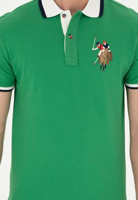 Erkek Yeşil Basic Tişört - 50279559068