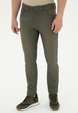 Erkek Yeşil Jean Pantolon - 50280523002