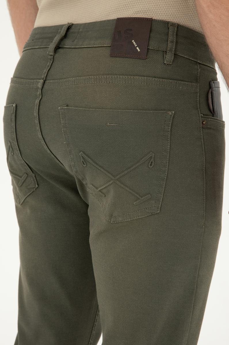Erkek Yeşil Jean Pantolon