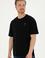 Erkek Comfort Fit Bisiklet Yaka Siyah Tişört