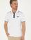 Erkek Slim Fit Polo Yaka Beyaz Tişört