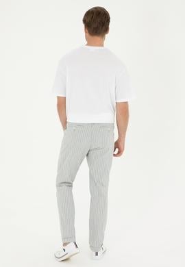 Erkek Açık Mavi Kanvas Pantolon - 50283962099