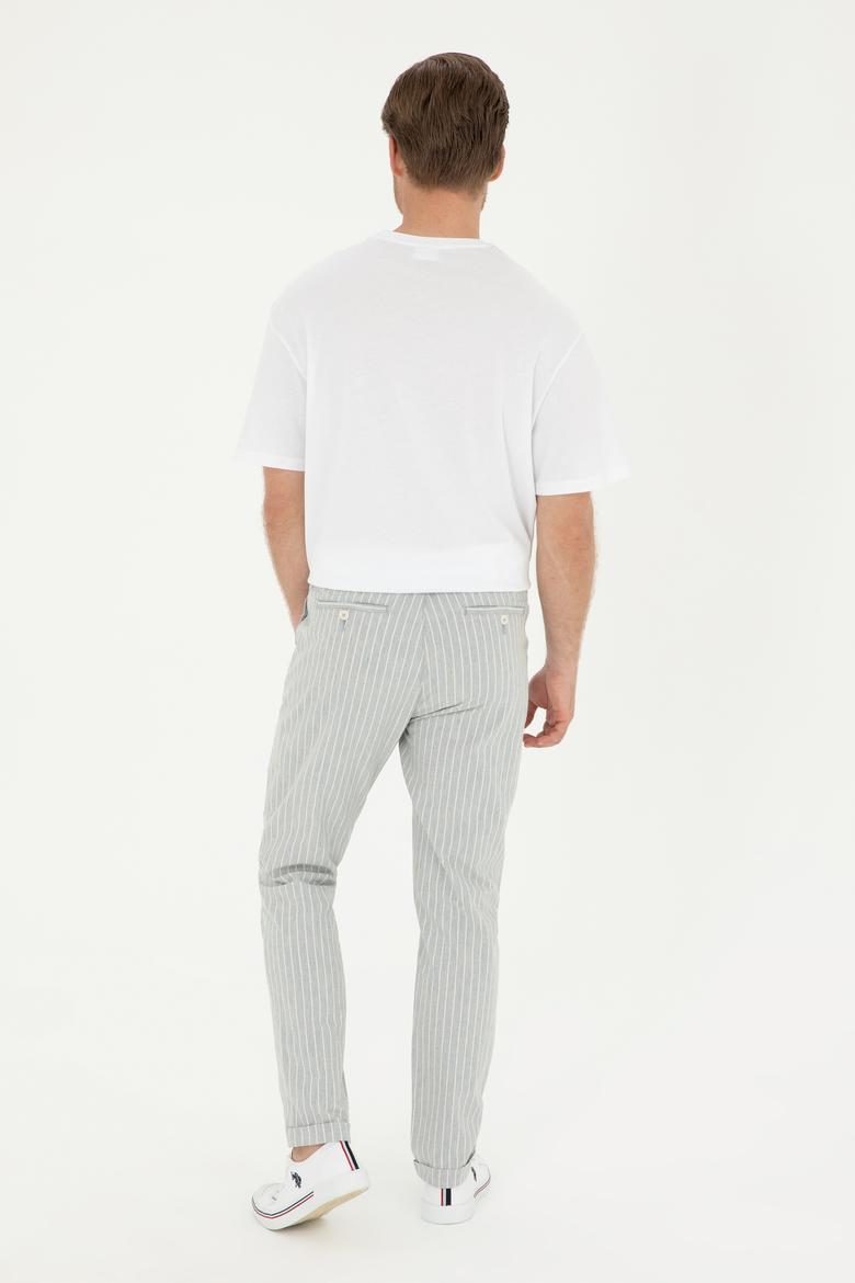 Erkek Açık Mavi Kanvas Pantolon - 50283962099