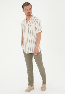 Erkek Lacivert Kısa Kollu Gömlek - 50284236001