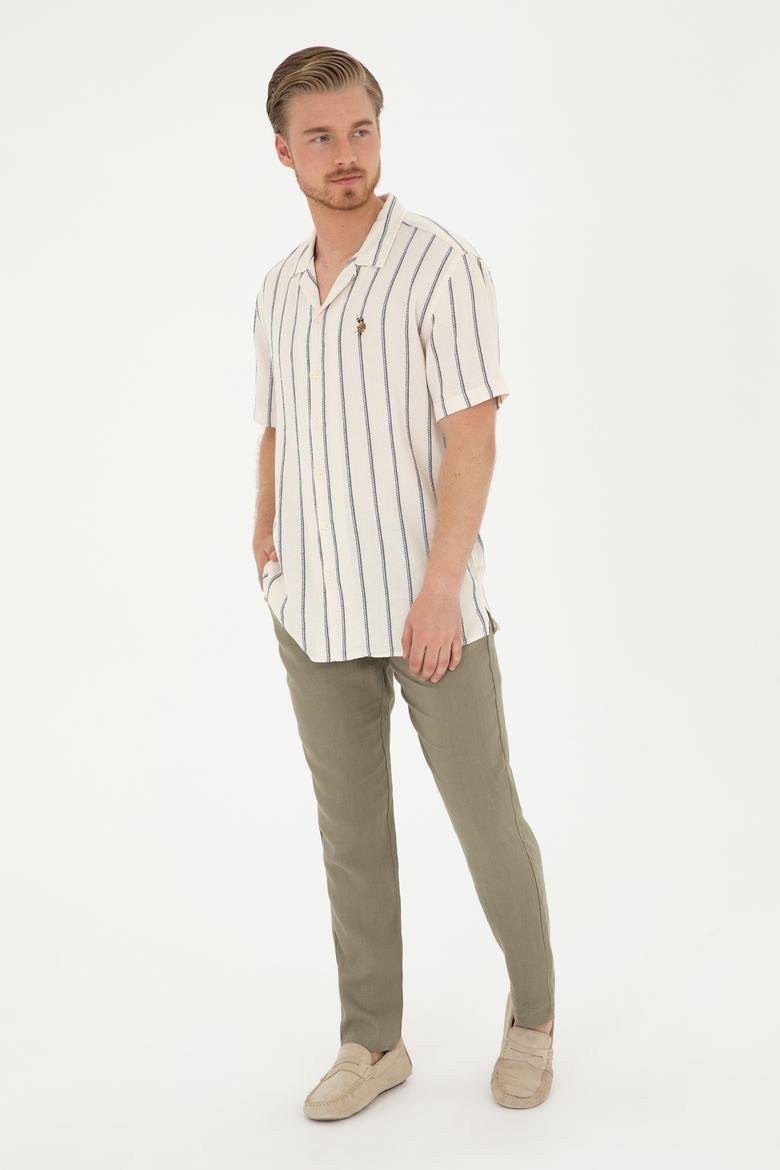 Erkek Lacivert Kısa Kollu Gömlek - 50284236001