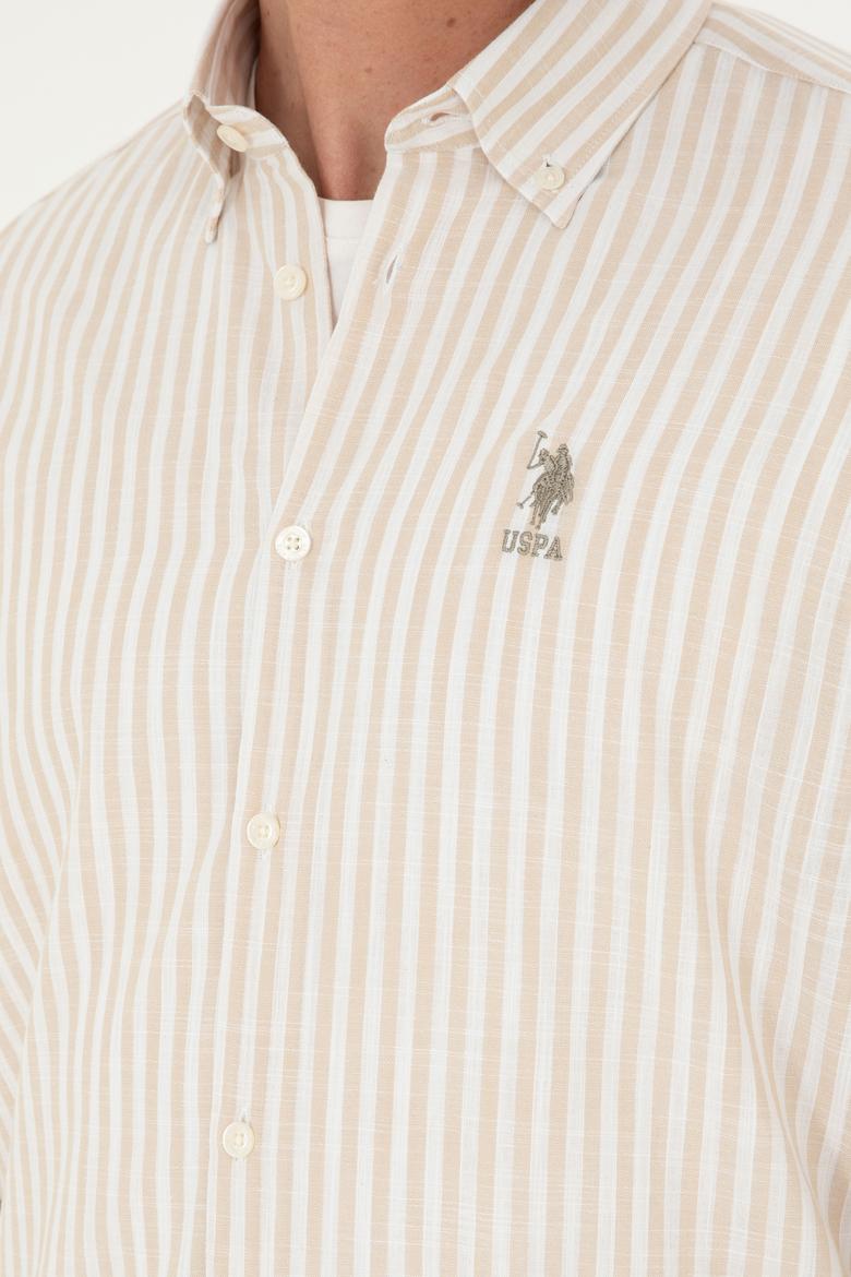 Erkek Taş Uzun Kollu Gömlek - 50288678025