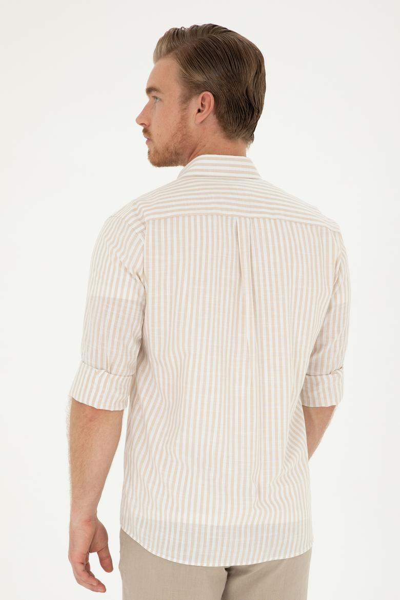 Erkek Taş Uzun Kollu Gömlek - 50288678025