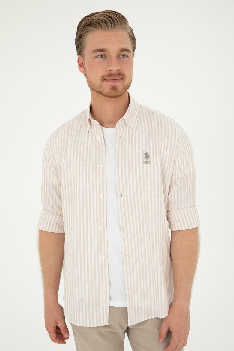 Erkek Taş Uzun Kollu Gömlek - 50288678025