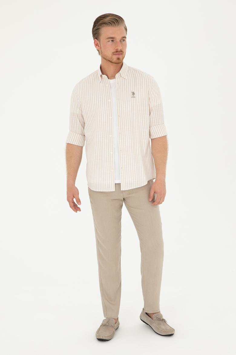 Erkek Taş Uzun Kollu Gömlek - 50288678025