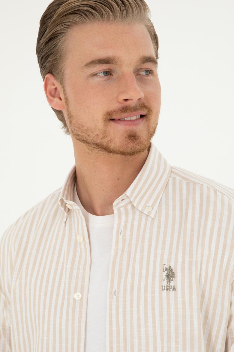 Erkek Taş Uzun Kollu Gömlek - 50288678025