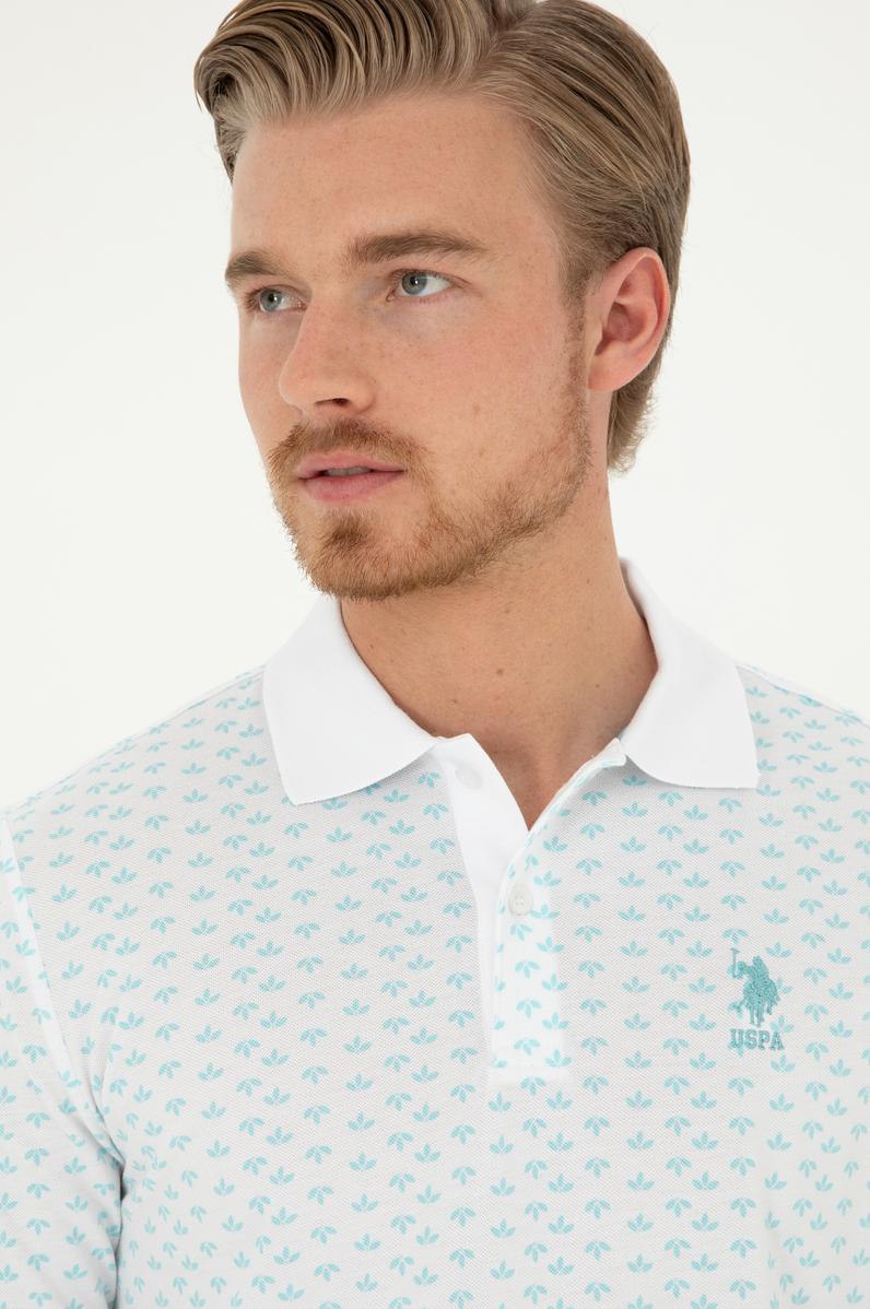 Erkek Regular Fit Polo Yaka Mint Tişört
