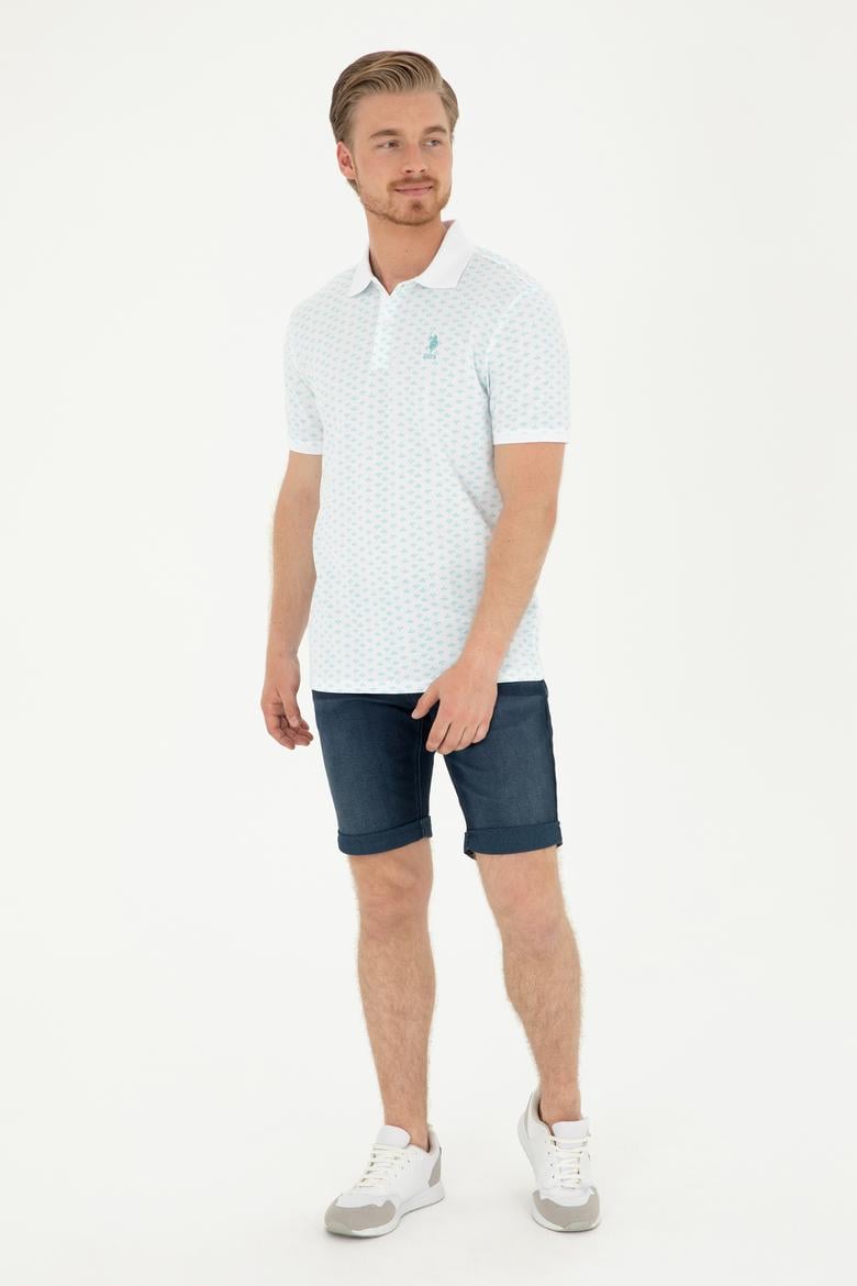 Erkek Regular Fit Polo Yaka Mint Tişört - 50289149036