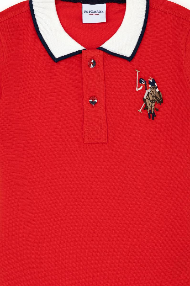 Erkek Çocuk Kırmızı Basic Tişört