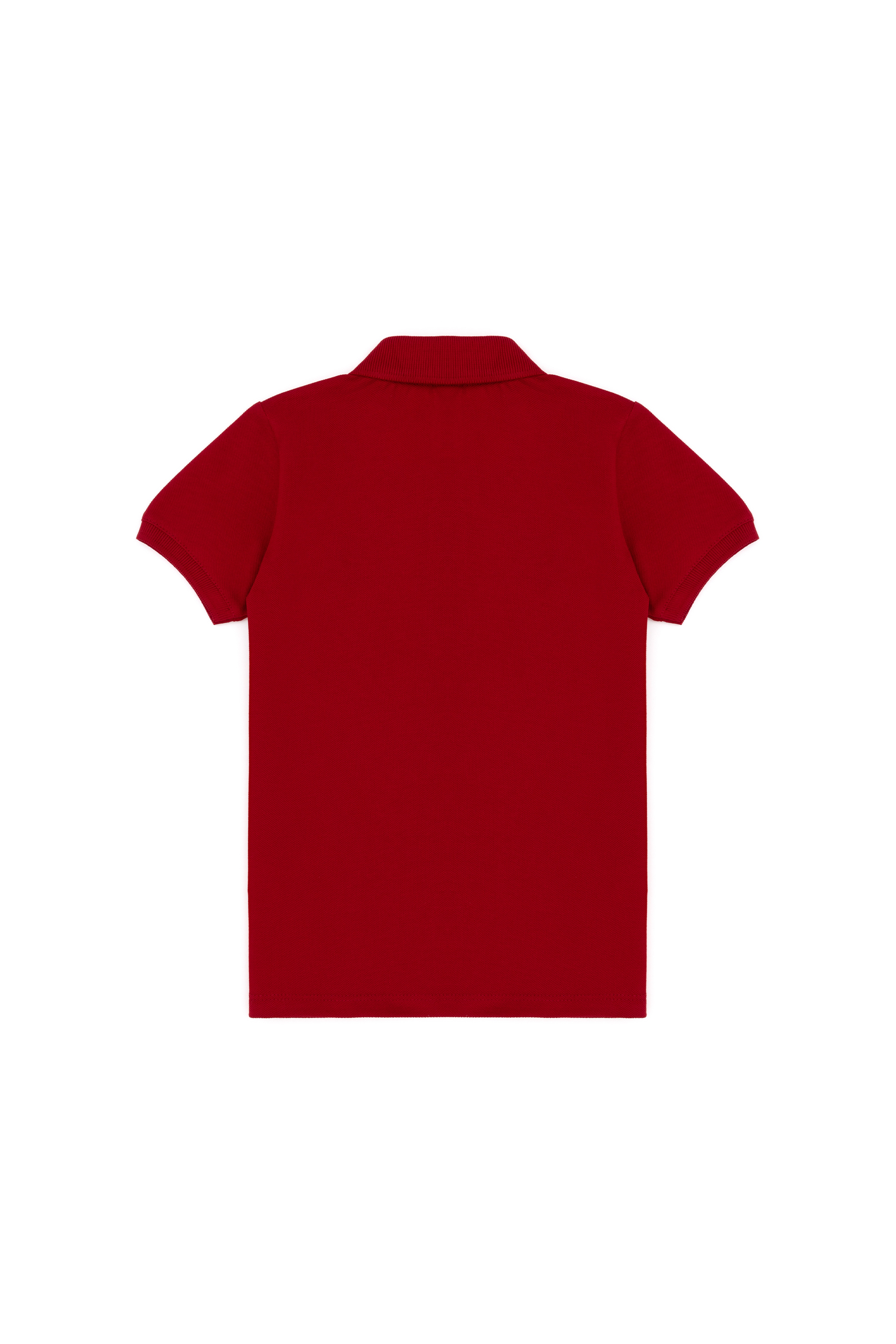 Erkek Çocuk Bordo Basic Polo Yaka Tişört - Image 2