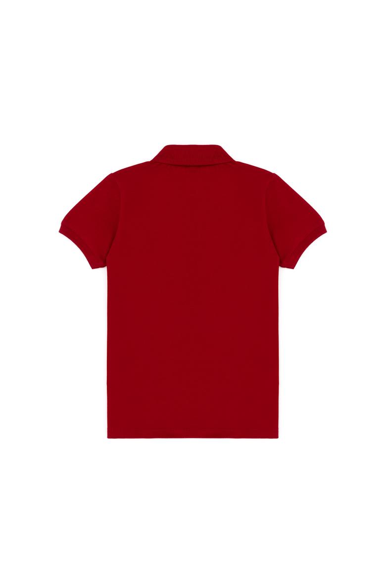 Erkek Çocuk Bordo Basic Polo Yaka Tişört - 50279572045
