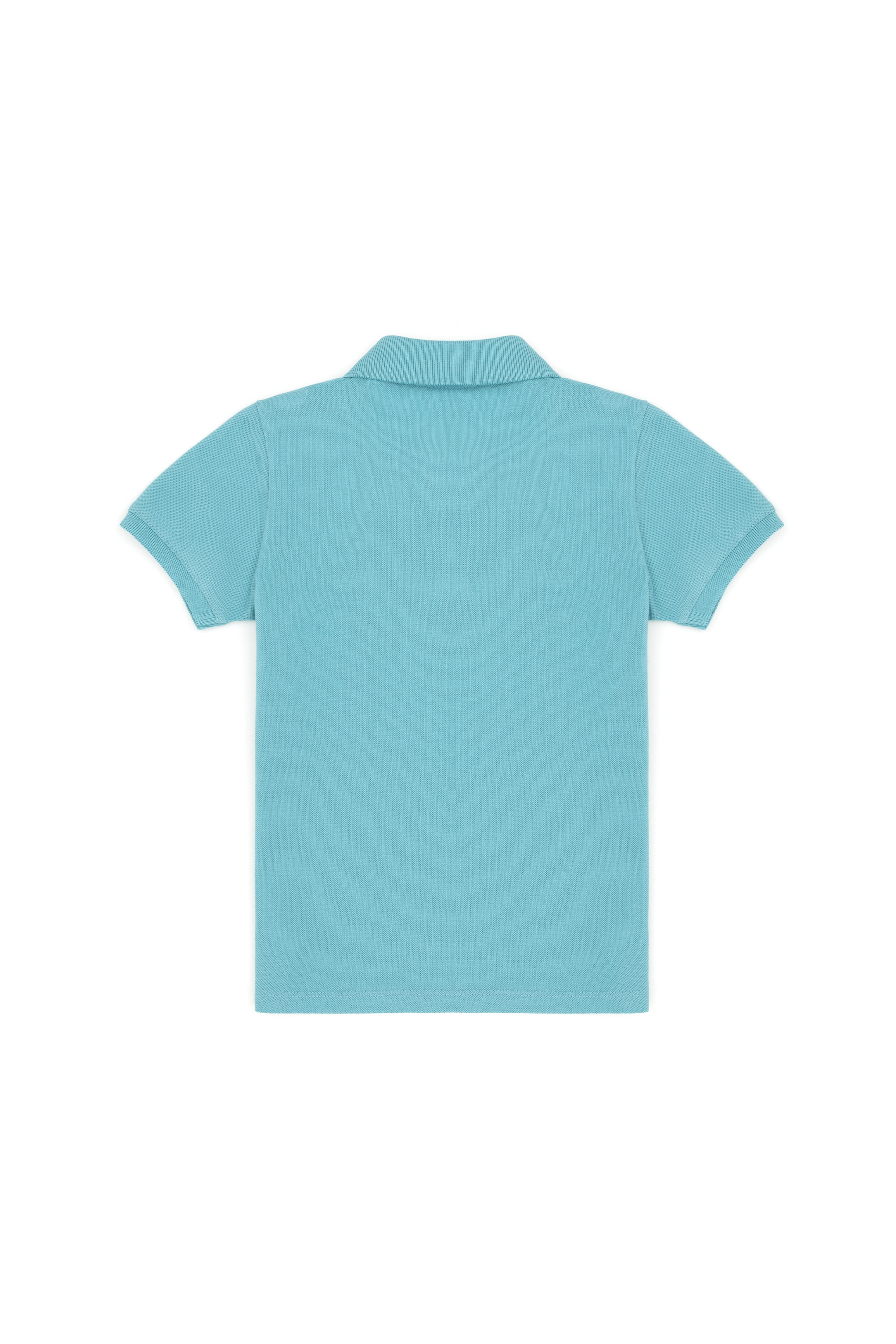 Erkek Çocuk Mint Basic Polo Yaka Tişört - Image 2