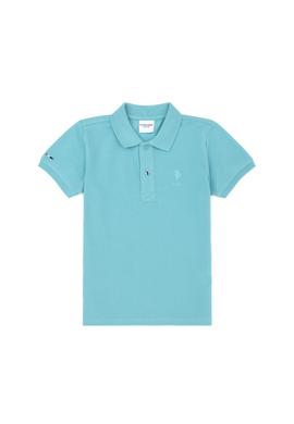 Erkek Çocuk Mint Basic Polo Yaka Tişört - 50279572232