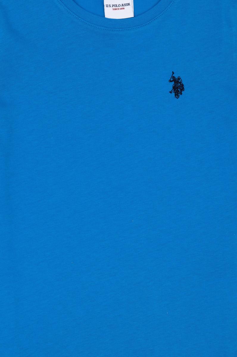 Erkek Çocuk Saks Basic Bisiklet Yaka Tişört