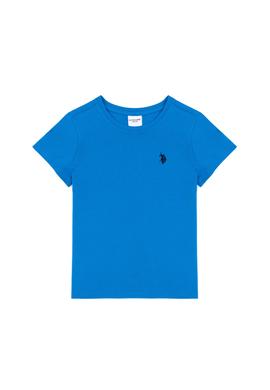 Erkek Çocuk Saks Basic Bisiklet Yaka Tişört - 50279612024