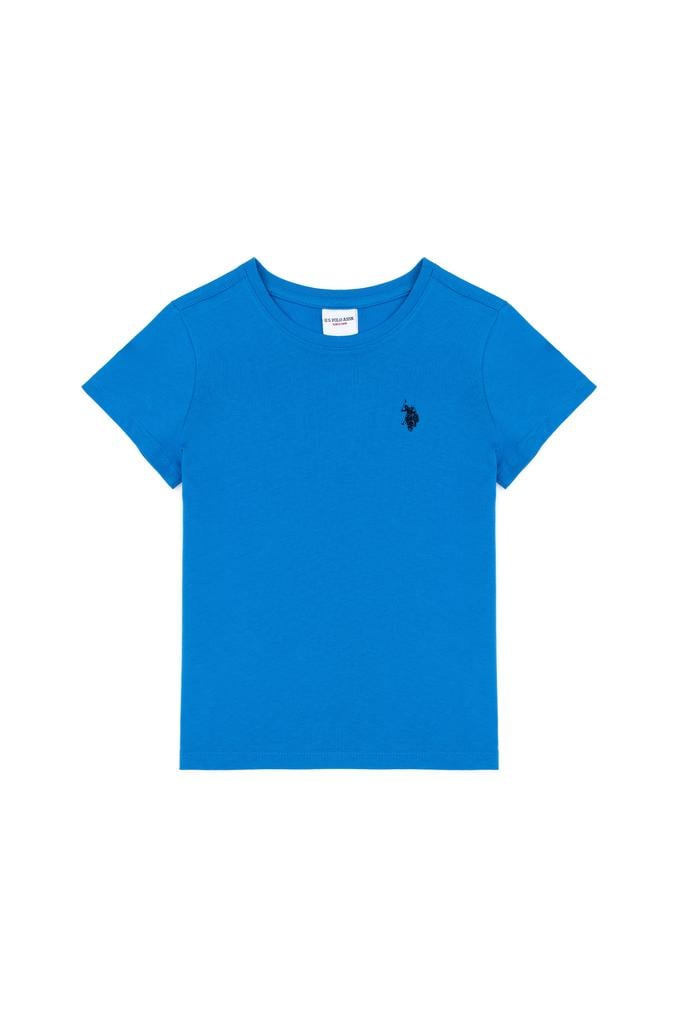 Erkek Çocuk Saks Basic Bisiklet Yaka Tişört