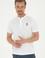 Erkek Regular Fit Hakim Yaka Beyaz Tişört