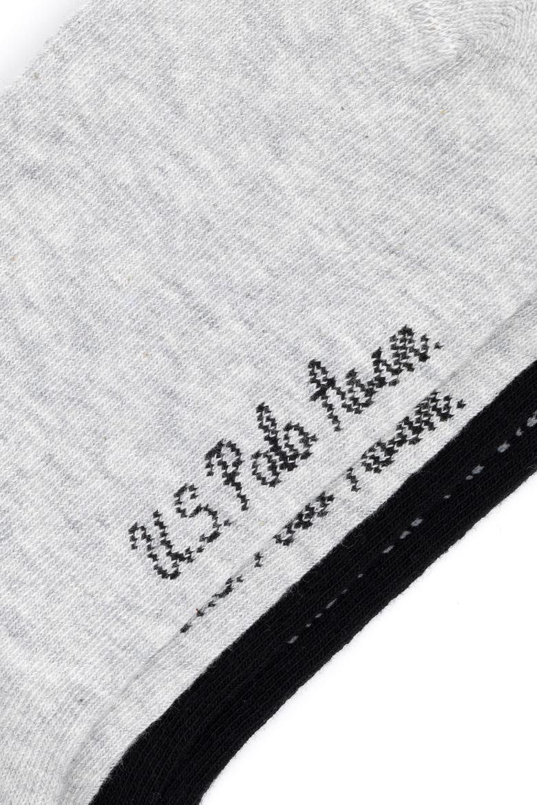 Kadın Gri Melanj Çorap - 50286340005