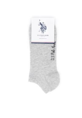 Kadın Gri Melanj Çorap - 50286340005