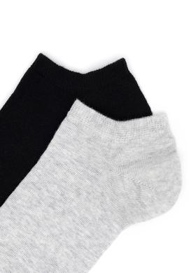 Kadın Gri Melanj Çorap - 50286340005