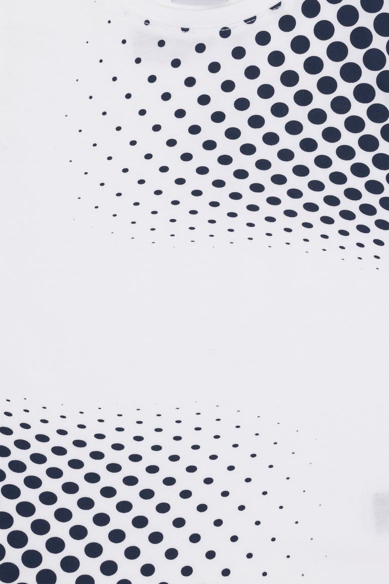 Erkek Çocuk Beyaz Kolsuz Bisiklet Yaka Tişört - 50282249034