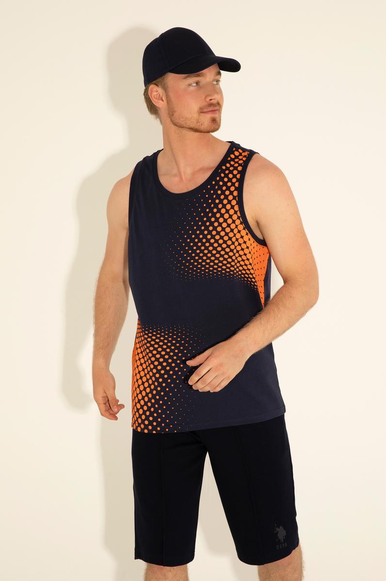 Erkek Regular Fit Bisiklet Yaka Lacivert Tişört