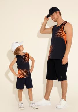 Erkek Regular Fit Bisiklet Yaka Lacivert Tişört - 50282250006