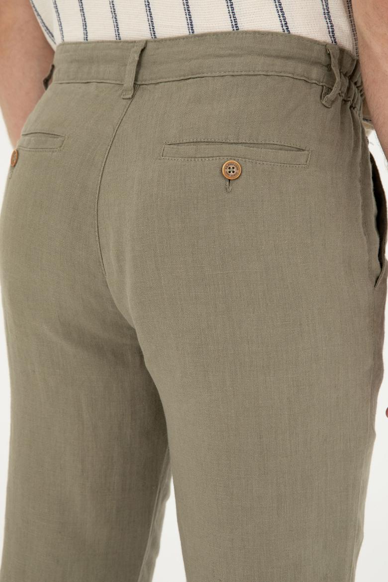 Erkek Haki Kanvas Pantolon - 50285618121