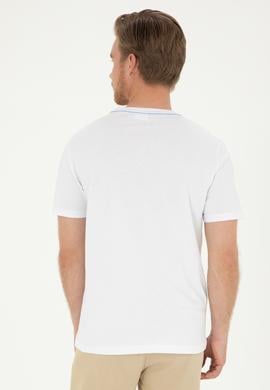 Erkek Beyaz Tişört - 50288457003