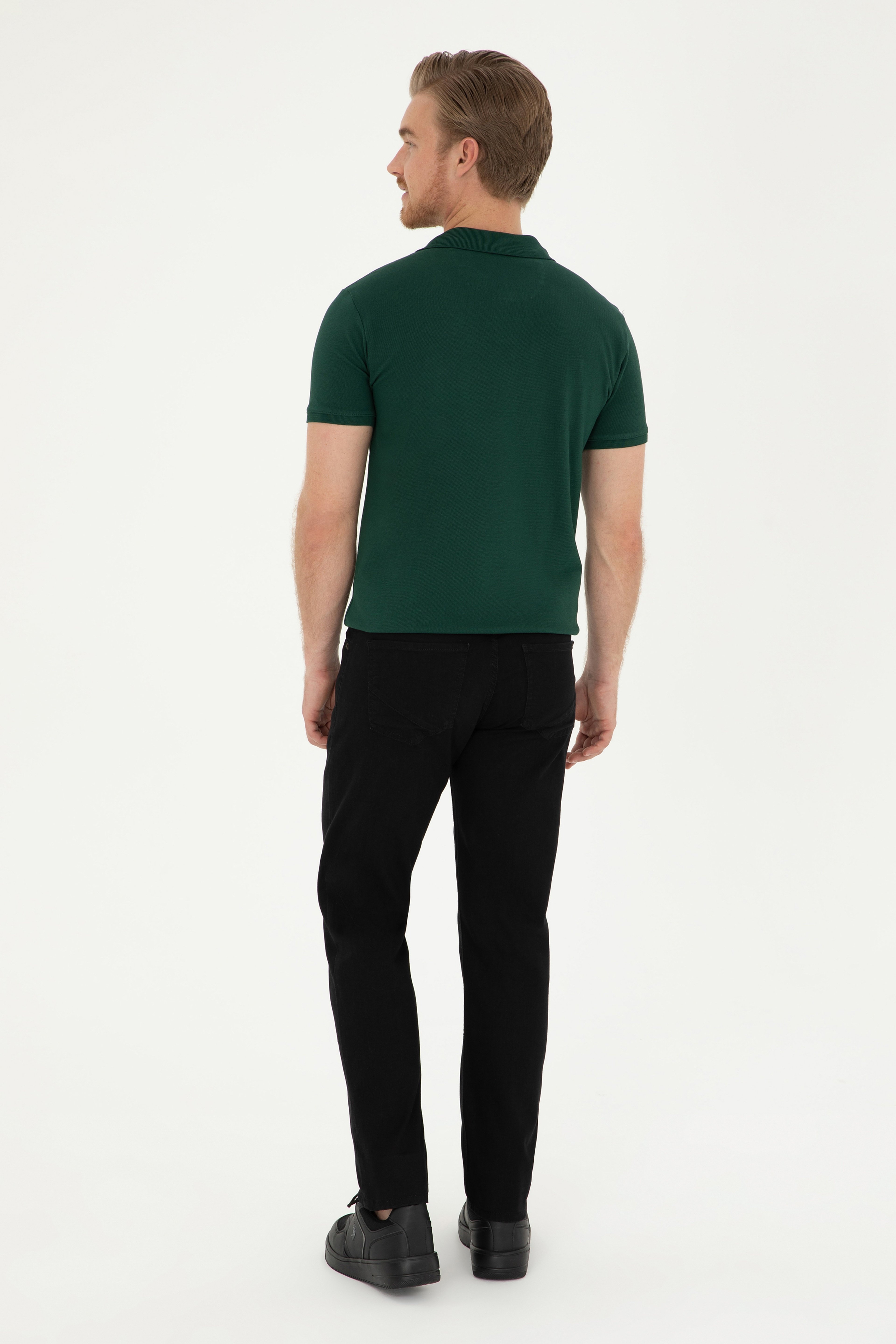 Erkek Siyah Jean Pantolon - Image 4