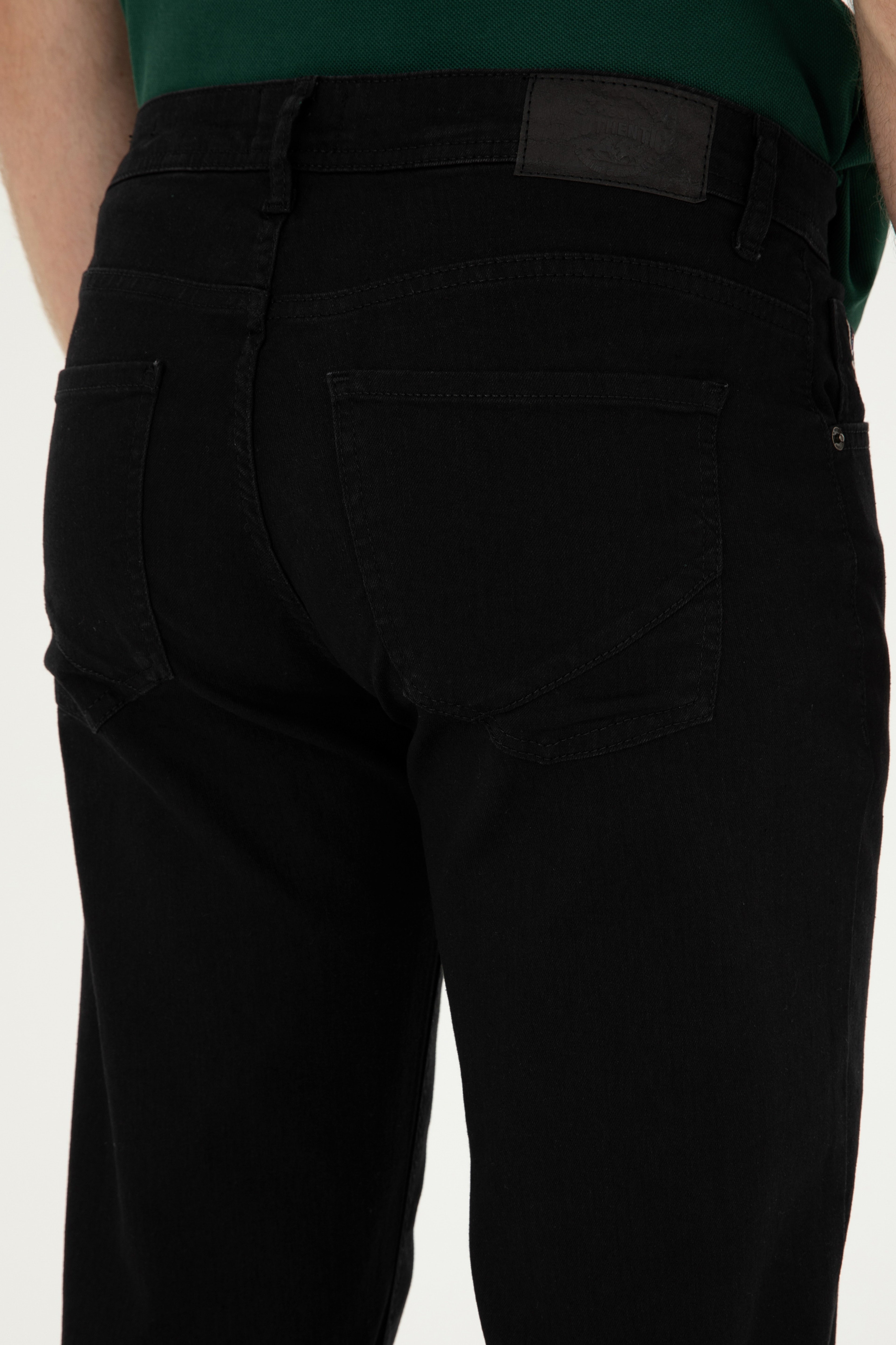 Erkek Siyah Jean Pantolon - Image 6