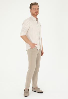 Erkek Taş Kanvas Pantolon - 50285618443