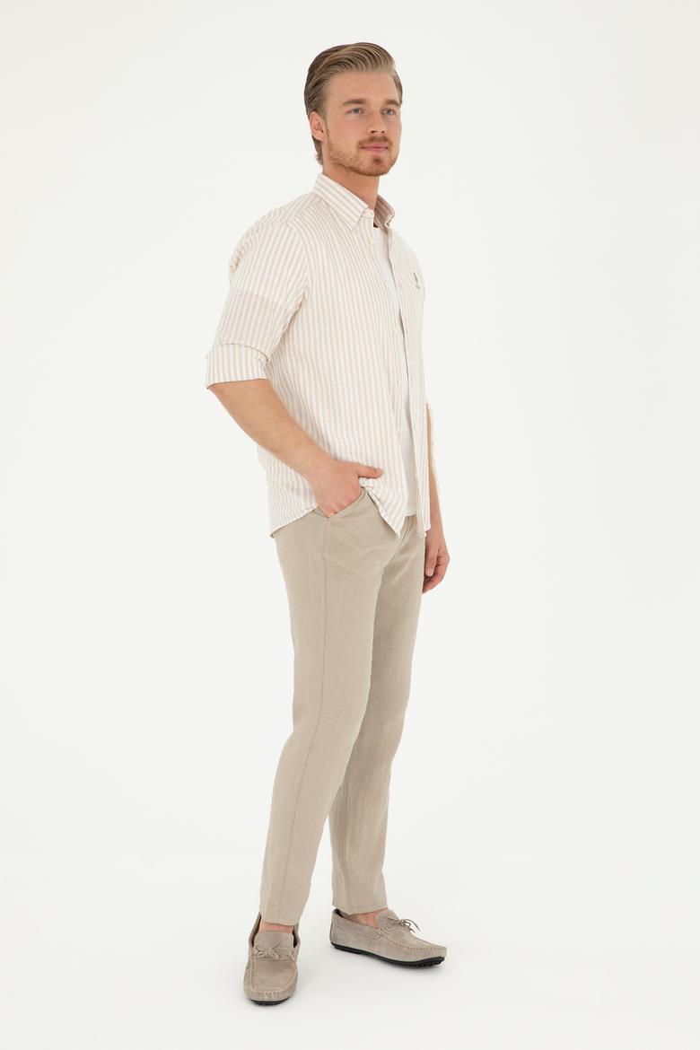 Erkek Taş Kanvas Pantolon - 50285618443